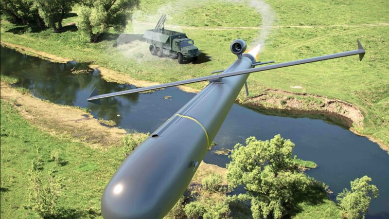 MBDA Crossbow one-way effector (heavy), a ground-launched deep-strike weapon developed under the UK's Project Brakestop