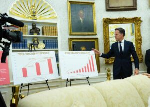 NATO Secretary-General Mark Rutte at the White House ahead of the NATO Ankara summit.