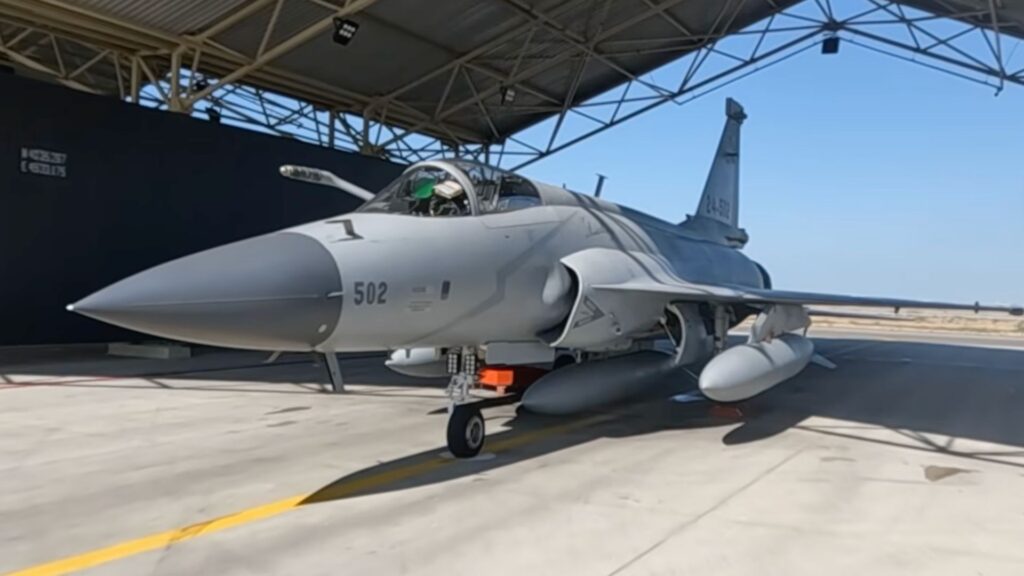 Photo of an Azerbaijan JF-17C Block-3 fighter.