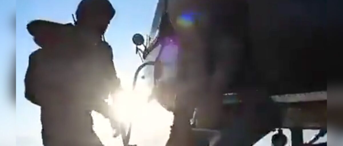Video still from footage released by the Pakistan Army documenting Operation Shaban