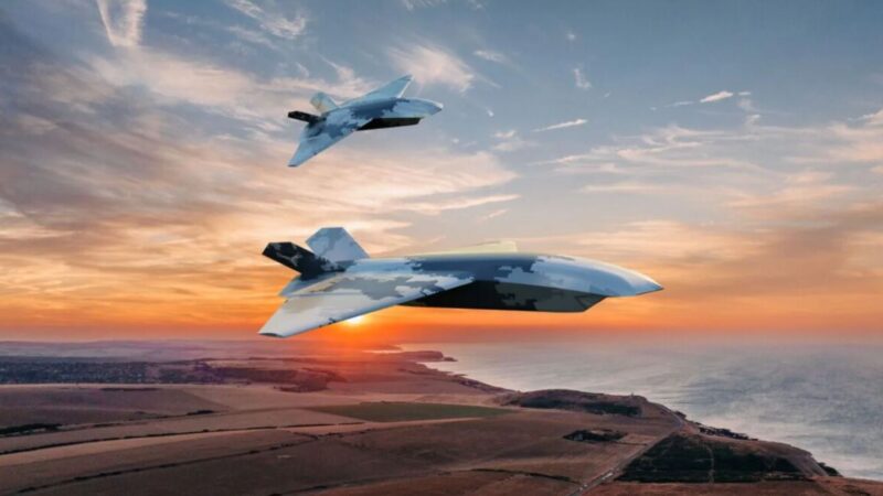 Illustration of the Storm Fighter unmanned combat aerial vehicle