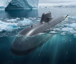 Rendering of the TKMS HDW Class 212CD submarine selected for the Canadian Patrol Submarine Project