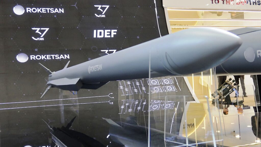 Photo of the Roketsan Gokbora