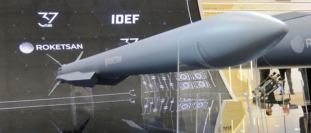 Photo of the Roketsan Gokbora